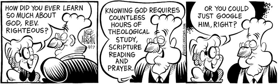 For Heaven's Sake for Mar 17, 2025