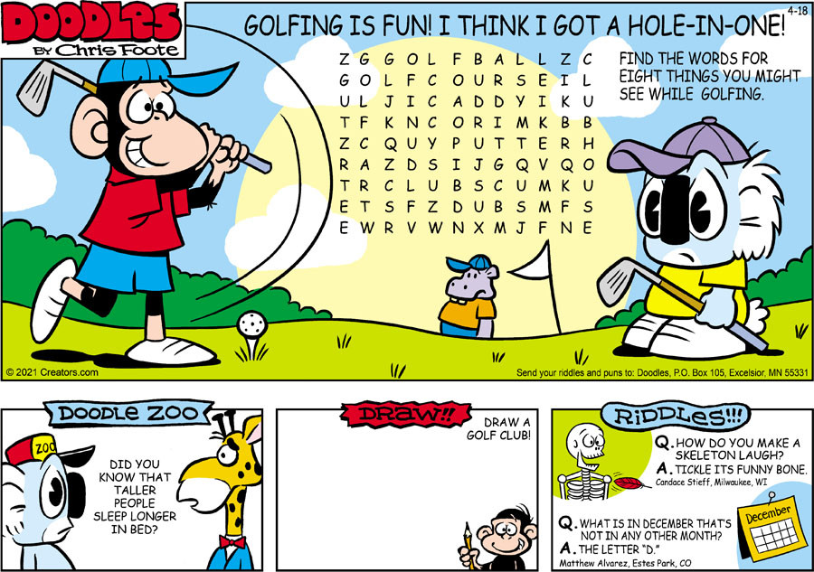 Doodles for Apr 18, 2021