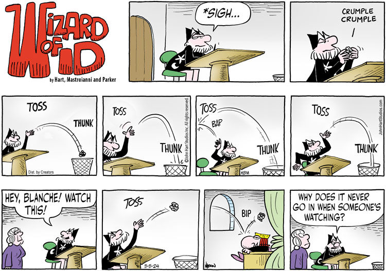 Wizard of Id for May 05, 2024