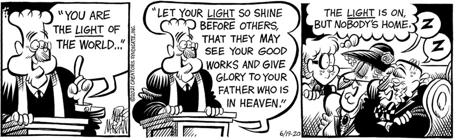 For Heaven's Sake for Jun 21, 2021