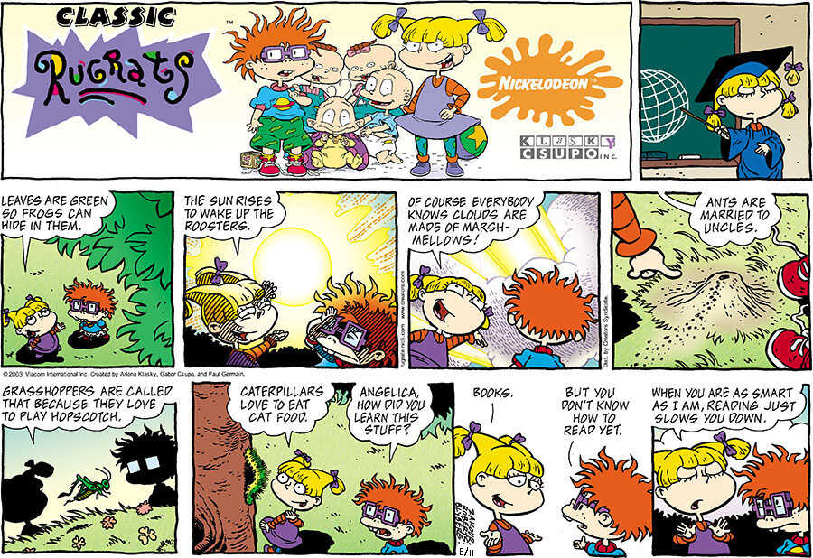 Rugrats for Aug 11, 2024