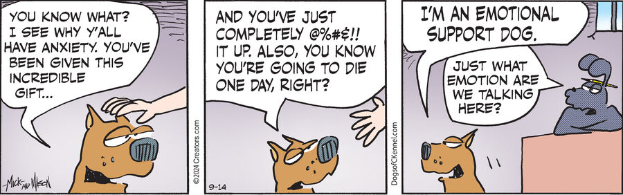 Dogs of C-Kennel for Sep 14, 2024