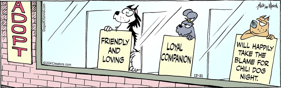 Dogs of C-Kennel for Dec 21, 2024