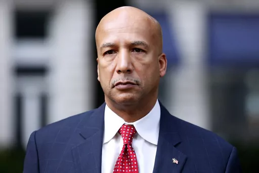 In this Jan. 27, 2014, file photo, former New Orleans Mayor Ray Nagin arrives at the Hale Boggs Federal Building in New Orleans. Nagin, who was convicted on federal bribery, money laundering and other corruption charges in 2014, has completed his 10-year sentence is asking a federal judge to restore his rights to carry a gun and vote. Prosecutors said Thursday, March 28, 2024, the New Orleans-based federal judge in the case has no authority to restore his federal firearms rights. And, it's up to