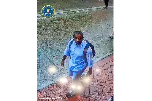 In this image released by the Federal Bureau of Investigations shows Shamsud-Din Jabbar on Burbon St. in New Orleans on Nov. 10, 2024. (Federal Bureau of Investigations via AP)