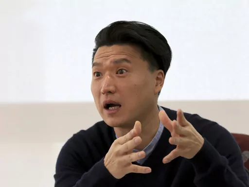 South Korean adoptee Adam Crapser speaks during an interview in Seoul, South Korea, Jan. 2, 2019. A court on Tuesday, May 16, 2023 ordered South Korea’s biggest adoption agency to pay 100 million won ($74,700) in damages to the 48-year-old man for mishandling his adoption as a child to the United States, where he faced legal troubles after surviving an abusive childhood before being deported in 2016. (AP Photo/Ahn Young-joon, File)