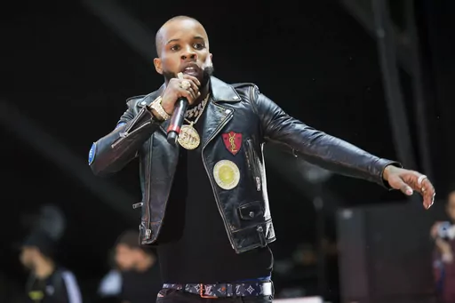 Rapper Tory Lanez performs at HOT 97 Summer Jam 2018 at MetLife Stadium in East Rutherford, N.J. Lanez’s sentencing for shooting and wounding hip-hop star Megan Thee Stallion has been delayed until Aug. 7, 2023. Los Angeles Superior Court Judge David Herriford, on Tuesday, June 13, 2023, accepted the defense’s request to delay the sentencing. (Photo by Scott Roth/Invision/AP, File)