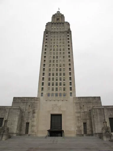 The Louisiana Capitol in Baton Rouge, La., is seen on Jan. 21, 2021. Civil rights groups say minorities are underrepresented in Louisiana's congressional delegation and the state Legislature. They will be lobbying to correct what they believe is an unfair and illegal imbalance during a special legislative session that begins Tuesday, Feb. 1, 2022 in Baton Rouge. (AP Photo/Melinda Deslatte)