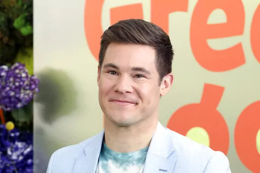 Adam Devine attends the premiere of Netflix's "Green Eggs and Ham," at the Hollywood American Legion Post 43 on Nov. 3, 2019, in Los Angeles. One of Mardi Gras' signature carnival krewes will be led this year by the actor and comedian in New Orleans, on Sunday, Feb. 19, 2023. Mardi Gras culminates on Tuesday, Feb. 21. (Photo by Mark Von Holden /Invision/AP, File)