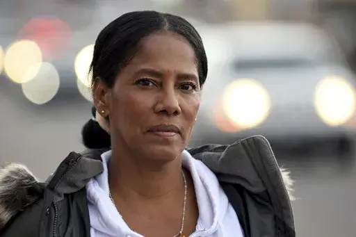 Sofia Roca, poses for a portrait on March 29, 2024, as she prepares to leave Aurora, Colorado, in search of more reliable work in another state. (AP Photo/Thomas Peipert)