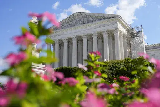 The Supreme Court is seen on Monday, Oct. 7, 2024, in Washington. (AP Photo/Mariam Zuhaib, FIle)