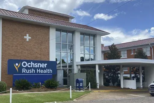 An Ochsner Rush Health building is seen on Aug. 1, 2022, in Meridian, Miss. (Bill Graham/The Meridian Star via AP, File)