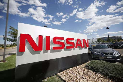 A Nissan dealership in Highlands Ranch, Colo. is shown on Aug. 15, 2019. On Wednesday, May 29, 2024, Nissan warned drivers of about 84,000 older Nissan and Infiniti vehicles not to drive them because the front passenger inflators can explode with too much force in a crash, spewing metal fragments that could kill or injure people. (AP Photo/David Zalubowski, File)