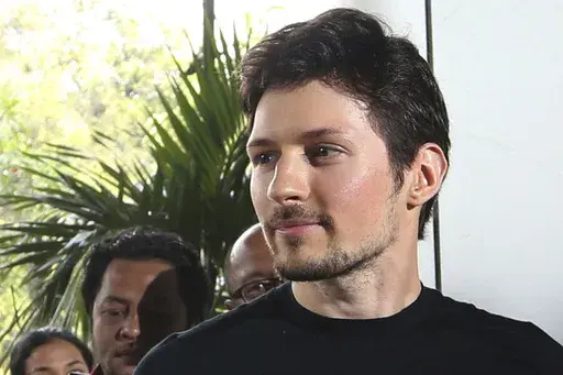 Telegram co-founder Pavel Durov appears at an event on Aug. 1, 2017 in Jakarta, Indonesia. (AP Photo/Tatan Syuflana, File)
