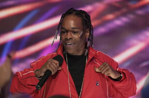 Rapper Hurricane Chris, born Christopher Dooley Jr., performs during a taping of BET's "106 and Park" New Year's Eve show in New York, Dec. 11, 2007. On Tuesday, March 14, 2023, a Louisiana jury acquitted rapper Hurricane Chris, known for the hit “A Bay Bay,” in the 2020 death of a man shot several times at a gas station in Shreveport, La. (AP Photo/Gary He, File)