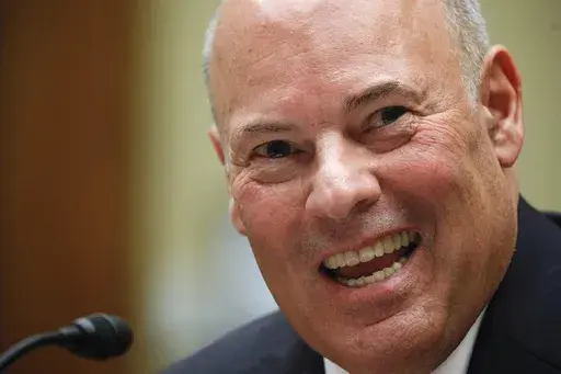 Postmaster General Louis DeJoy testifies before a House Oversight and Reform Committee hearing on the Postal Service on Capitol Hill, Monday, Aug. 24, 2020, in Washington. (Tom Brenner/Pool via AP,File)
