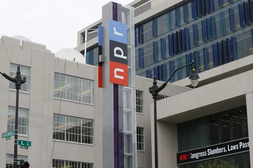 The headquarters for National Public Radio (NPR) stands on North Capitol Street on April 15, 2013, in Washington. Twitter has labeled National Public Radio (NPR) as “state-affiliated media” on the social media site Wednesday, April 5, 2023, a move some worried could undermine public confidence in the news organization. (AP Photo/Charles Dharapak, File)