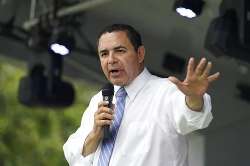 U.S. Rep. Henry Cuellar, D-Laredo, speaks during a campaign event, Wednesday, May 4, 2022, in San Antonio. A recount in Texas has affirmed Cuellar as the winner of his primary race against progressive challenger Jessica Cisneros. (AP Photo/Eric Gay, File)