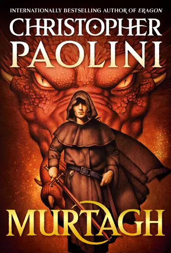 This cover image released by Random House Children’s Books shows “Murtagh,” a standalone novel by Christopher Paolini, releasing Nov. 7. (Random House Children’s Books via AP)